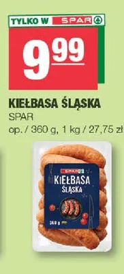 Kiełbasa śląska Spar promocja w SPAR