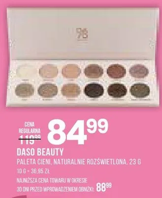 Paleta cieni natural nie rozsiewalna promocja w Drogerie Natura