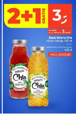 Napój Naturio Chia promocja w Dealz