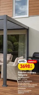 Pawilon stalowy Tehuano promocja w Castorama