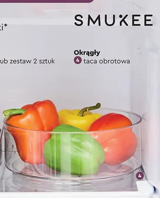 Taca obrotowa okrągła Smukee promocja w Biedronka