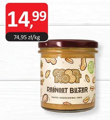 Pasta orzechowa 100% Good Noot promocja w Market Point