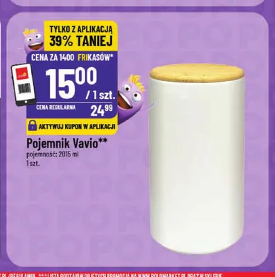 Pojemnik Vavio promocja w POLOmarket
