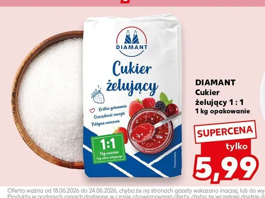 Cukier żelujący Diamant 1:1 promocja w Kaufland