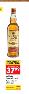 Whisky Golden Loch 40% promocja w Biedronka