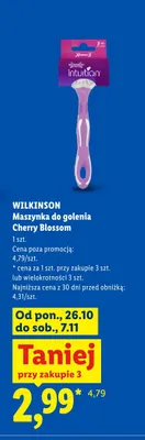 Maszynka do golenia Wilkinson Intuition Cherry Blossom promocja w Lidl