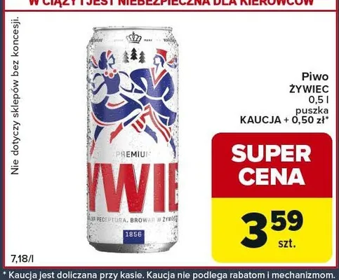 Piwo Żywiec 0,5 l promocja w Globi