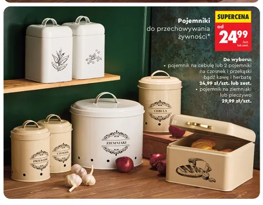 Pojemnik do przechowywania żywności na cebulę Smukee promocja w Biedronka