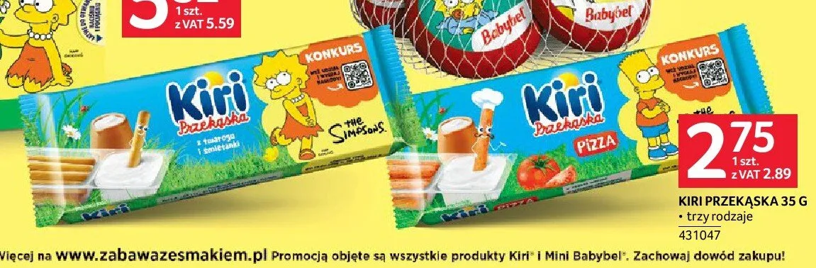 Przekąska Kiri promocja w Selgros