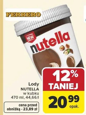 Lody w kubku promocja w Carrefour