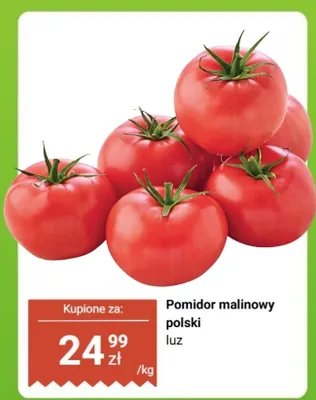 Pomidor malinowy polski luz promocja w Biedronka