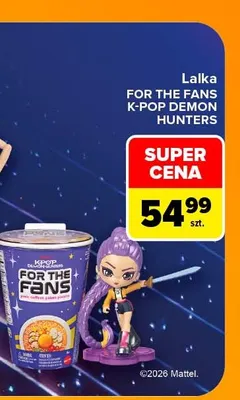 Lalka For the Fans K-Pop Demon Hunters promocja w Carrefour