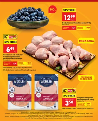 Borówki amerykańskie promocja w Biedronka