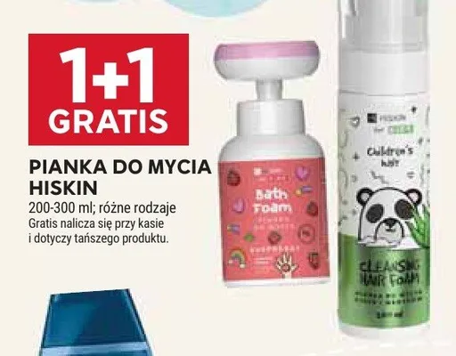 Pianka do mycia dla dzieci Hiskin Bath Foam promocja w Stokrotka