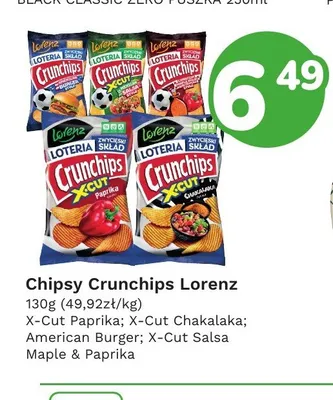 Chipsy Crunchips X-Cut Salsa Maple & Paprika Lorenz promocja w Limonka