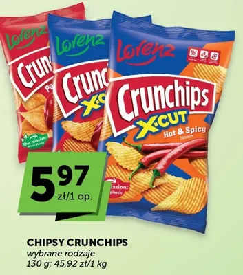 Chipsy Crunchips promocja w Groszek