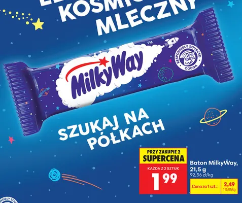 Baton MilkyWay promocja w Biedronka