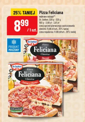 Pizza Feliciana wybrane rodzaje promocja w POLOmarket