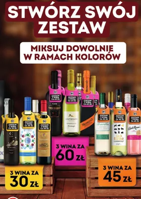 Wino zestaw 3 wina za 60 zł promocja w Żabka