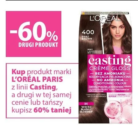 Farba do włosów L'ORÉAL PARIS Casting Creme Gloss promocja w Hebe