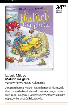 Książka Maluch ma gluta Izabela Mikrut Nasza Księgarnia promocja w Empik
