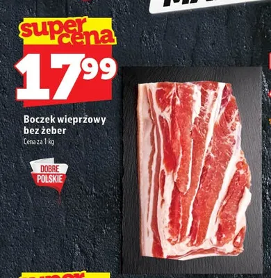 Boczek wieprzowy bez żeber promocja w TOPAZ