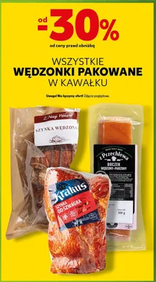 Wędzonki pakowane w kawałku promocja w Kaufland