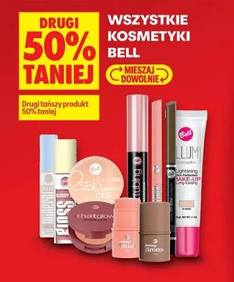 Kosmetyki - drugi 50% taniej promocja w Biedronka