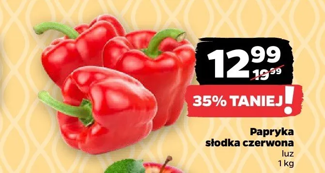 Papryka słodka czerwona luz promocja w Netto