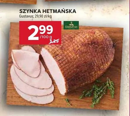 Szynka hetmańska Gustavus promocja w Stokrotka