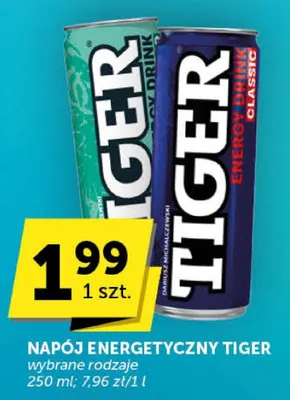 Napój energetyczny Tiger wybrane rodzaje promocja w ABC