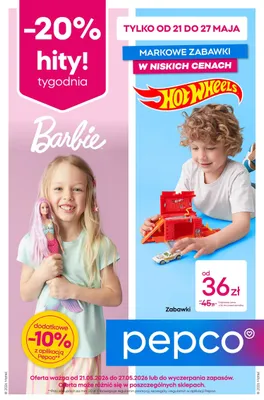 Zabawki Hot Wheels promocja w Pepco