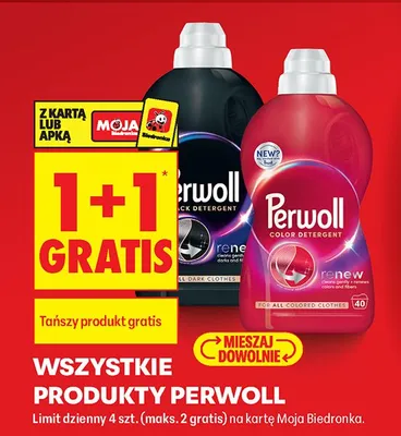 Produkty do prania wszystkie rodzaje promocja w Biedronka