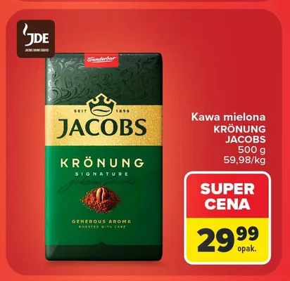 Kawa mielona Jacobs Krönung promocja w Carrefour