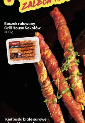 Boczek rolowany Sokołów Grill House promocja w Delikatesy Centrum
