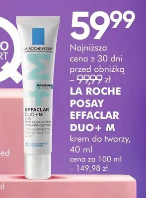 Krem do twarzy La Roche Posay Effaclar Duo+ M promocja w Super-Pharm