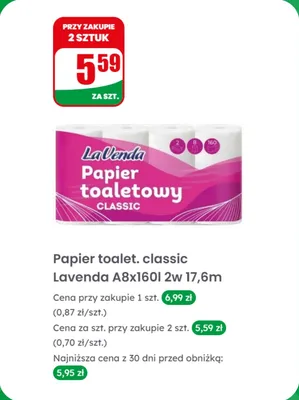 Papier toaletowy classic promocja w Dino