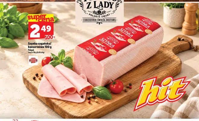 Szynka cygańska Pekpol promocja w TOPAZ