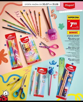 Linijka elastyczna Maped Twist'n Flex promocja w Biedronka
