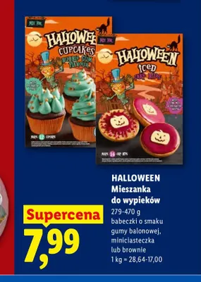 Mieszanka do wypieków brownie Halloween promocja w Lidl
