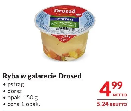 Ryba w galarecie Drosed promocja w Makro