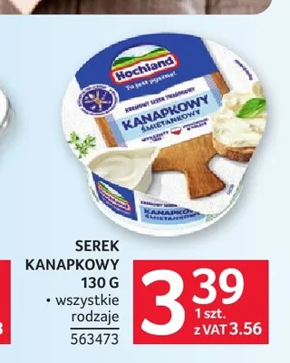 Serek kanapkowy Hochland promocja w Selgros