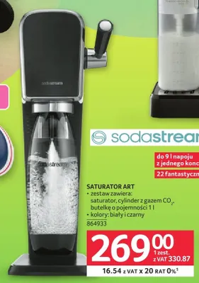 Saturator do wody Sodastream Art promocja w Selgros