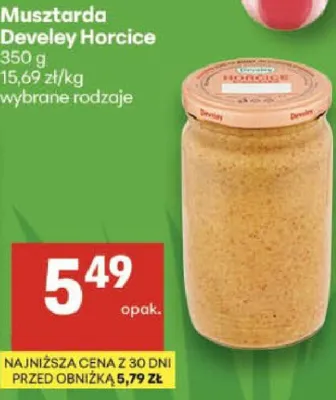 Musztarda Develey horcice promocja w Delikatesy Centrum
