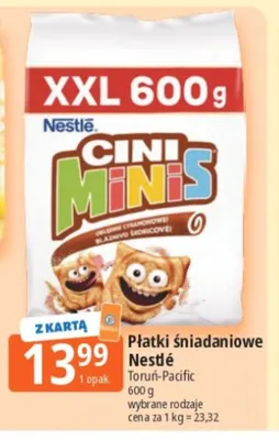 Płatki śniadaniowe Nestlé promocja w Leclerc