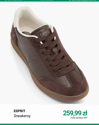 Sneakersy Esprit promocja w Deichmann