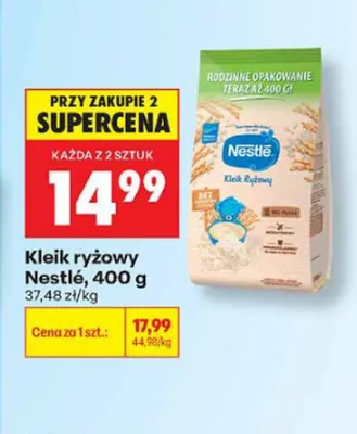 Kleik ryżowy Nestlé promocja w Biedronka