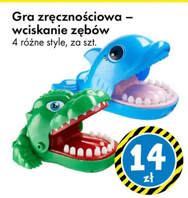 Gra zręcznościowa – wciskanie zębów promocja w Tedi