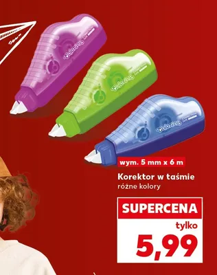 Korektor w taśmie Colorino 5 mm x 6 m promocja w Kaufland