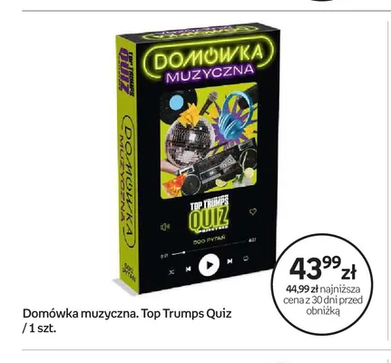 Gra Domówka muzyczna Top Trumps Quiz promocja w Empik